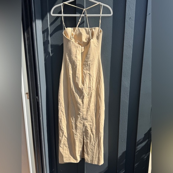 Zara PINSTRIPE MIDI DRESS - Picture 11 of 11